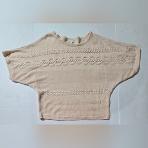 New York & Company Soft Beige Knit Top
